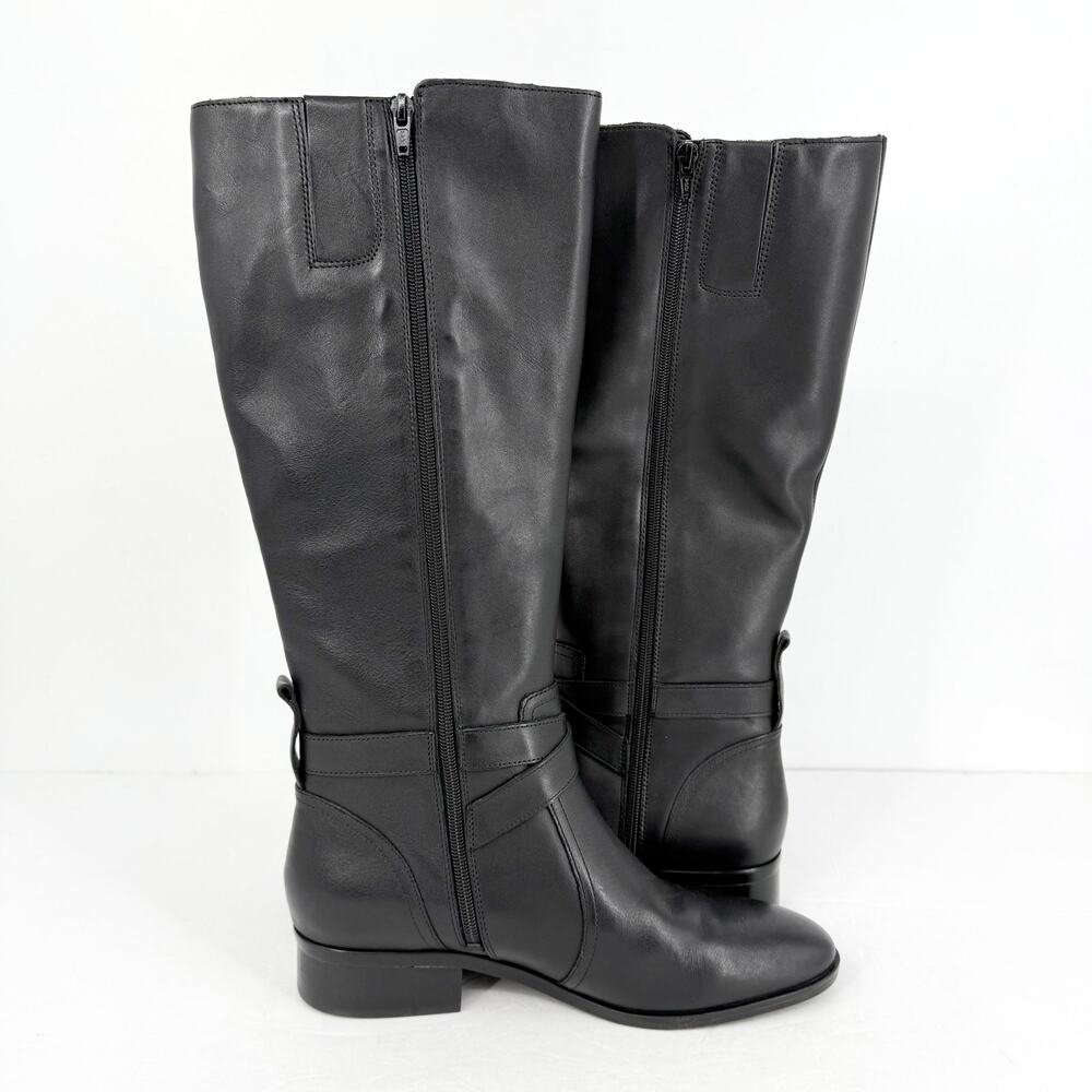 Naturalizer Womens Rena Knee High Boot US 7M EU 37 Black Leather NIB - Picture 5 of 13